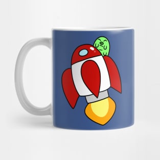 Waterbear Rocket Ship Mug